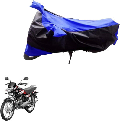 MMSSTAR Waterproof Two Wheeler Cover for Honda(CD deluxe, Black, Blue)