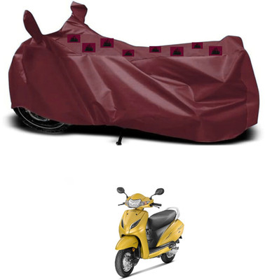 ZEDTEEK Waterproof Two Wheeler Cover for Hero(Maroon)