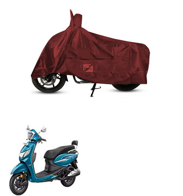 EGAL Waterproof Two Wheeler Cover for Hero(BS6, Maroon)