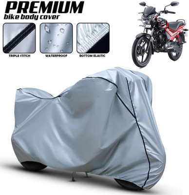 AutoGalaxy Waterproof Two Wheeler Cover for TVS(Star City, Silver)