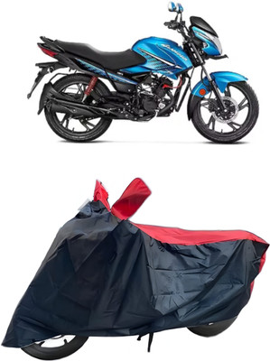 ishika Waterproof Two Wheeler Cover for Hero(Glamour i3s BS6, Red)