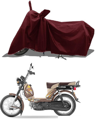 DeepShakshi AUTOMOTIVE Two Wheeler Cover for Bajaj(V 150, Maroon)