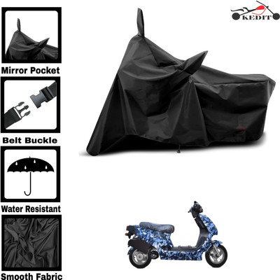 AASHTIK MART Two Wheeler Cover for Hero(Electric AXLHE-20, Black)