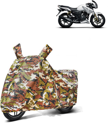 AutoRetail Two Wheeler Cover for TVS(Apache RTR 180, Multicolor)