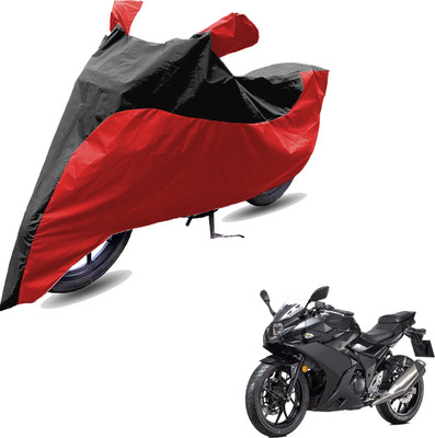 RiderShine Two Wheeler Cover for Suzuki(Gixxer SF 250, Red, Black)