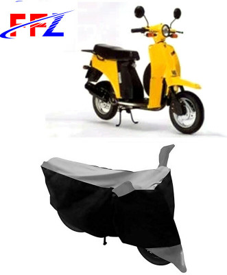 FFZ Waterproof Two Wheeler Cover for Bajaj(Sunny, Black, Grey)