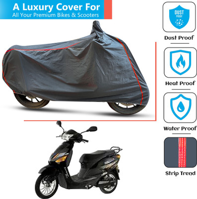 FAMEXON Waterproof Two Wheeler Cover for Hero(Grey)