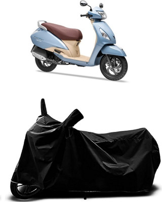 Mdstar Waterproof Two Wheeler Cover for TVS(Jupiter classic, Black)
