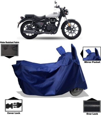 Amexride Two Wheeler Cover for Royal Enfield(Meteor 350, Blue)