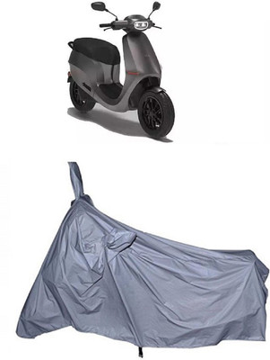 GANPRA Two Wheeler Cover for Ola(Electric Scooter, Silver)