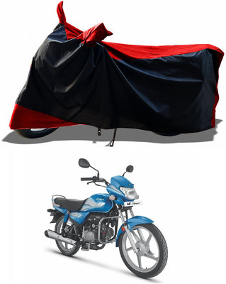 DeepShakshi AUTOMOTIVE Waterproof Two Wheeler Cover for Hero(MotoCorp HF Deluxe, Red)