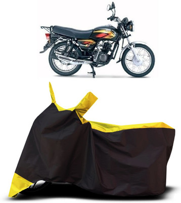 VESMEI Two Wheeler Cover for TVS(Max 4R, Yellow)