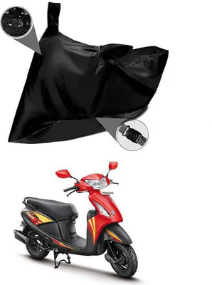 KEDIT Two Wheeler Cover for Hero(MotoCorp Pleasure Plus, Black)