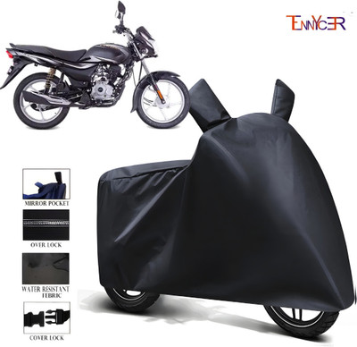 TENNYCER Waterproof Two Wheeler Cover for Bajaj(Platina, Black)