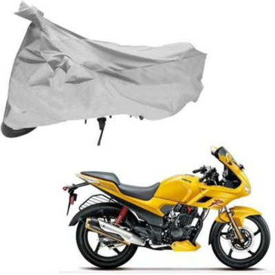 HMS Two Wheeler Cover for Hero(Karizma, Silver)