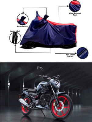 RAQTRO Waterproof Two Wheeler Cover for TVS(Raider, Red, Blue)
