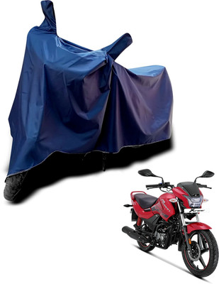 KEDIT Two Wheeler Cover for Hero(Blue)