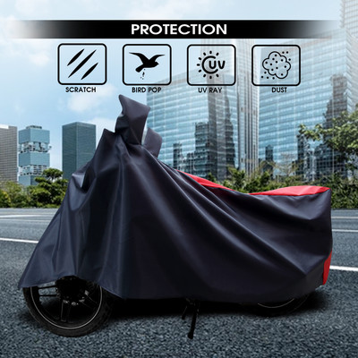 SnehaSales Waterproof Two Wheeler Cover for Honda(Activa 3G, Black, Red)