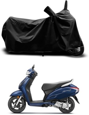 AASHTIK MART Two Wheeler Cover for Honda(Activa 6G, Black)