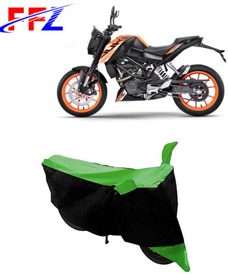 FFZ Two Wheeler Cover for KTM(125 Duke, Black, Green)