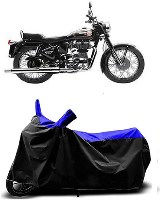 VESMEI Two Wheeler Cover for Royal Enfield(Bullet 350 New, Blue)