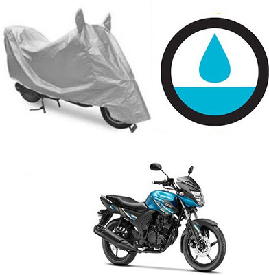 DeepShakshi AUTOMOTIVE Waterproof Two Wheeler Cover for Yamaha(SZ-RR, Silver)