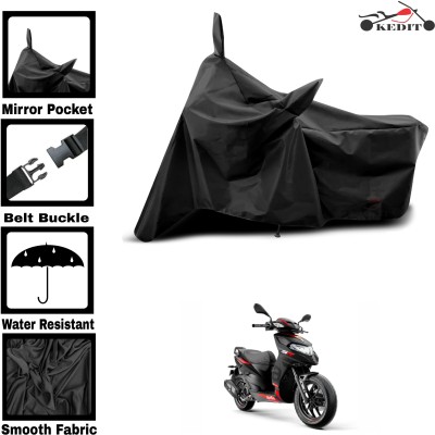 AASHTIK MART Two Wheeler Cover for Aprilia(Black)