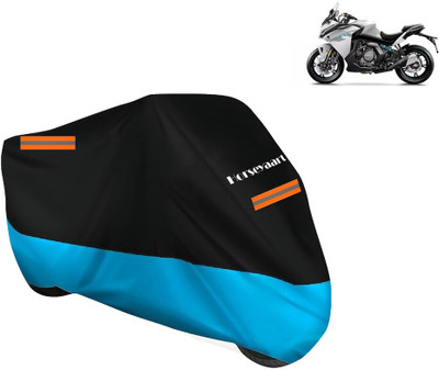 Horseyaart Waterproof Two Wheeler Cover for CFMoto(650GT BS6, Blue)