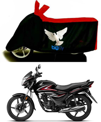 BigFly Two Wheeler Cover for Honda(CB Shine SP, Red)