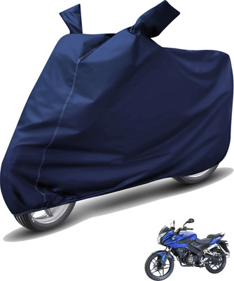 Auto Hub Waterproof Two Wheeler Cover for Bajaj(Pulsar AS 150, Blue)