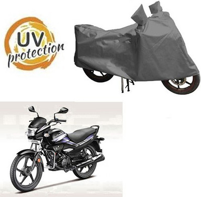 Mdstar Waterproof Two Wheeler Cover for Hero(Super Splendor, Grey)