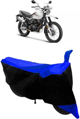 ABORDABLE Two Wheeler Cover for Hero(Xpulse 200T, Black, Blue)