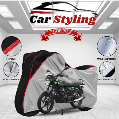 Car Styling Waterproof Two Wheeler Cover for Bajaj(CT110, Multicolor)