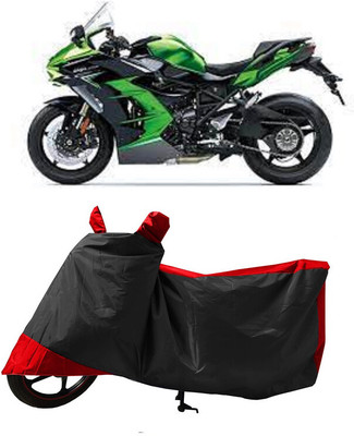 GROFATIK Two Wheeler Cover for Kawasaki(Ninja H2 BS6, Red)