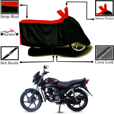 CoNNexXxionS Two Wheeler Cover for Honda(CB Shine, Red, Black)