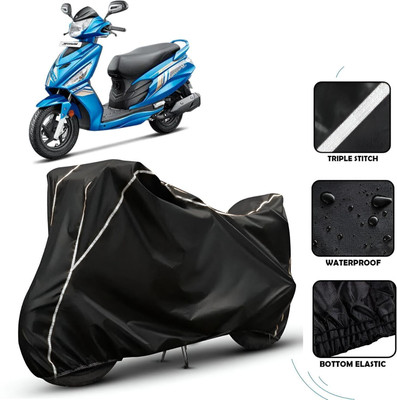 OliverX Waterproof Two Wheeler Cover for Hero(Maestro, Black)