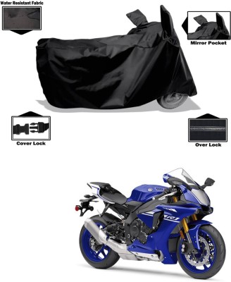 PAGORA Waterproof Two Wheeler Cover for Yamaha(YZF-R1, Black)