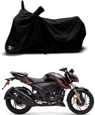 AASHTIK MART Two Wheeler Cover for TVS(Apache RTR 200, Black)