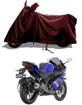GROFATIK Two Wheeler Cover for Yamaha(YZF-R15 V3 BS6, Maroon)