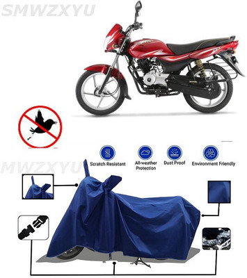 SK AUTO Waterproof Two Wheeler Cover for Bajaj(Platina 100, Blue)