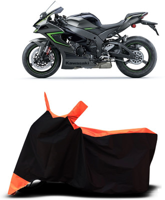 VESMEI Two Wheeler Cover for Kawasaki(Ninja ZX-14R, Orange)
