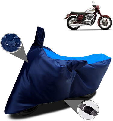 THE REAL ARV Waterproof Two Wheeler Cover for JAWA(Jawa, Blue)
