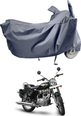 Amexride Two Wheeler Cover for Royal Enfield(Standardv BS6, Grey)