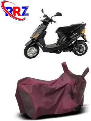 RRZ Waterproof Two Wheeler Cover for Hero(Electric Zippy, Maroon)
