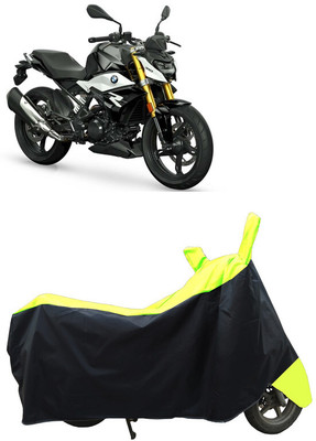 Coxtor Waterproof Two Wheeler Cover for BMW(G 310 R, Yellow)