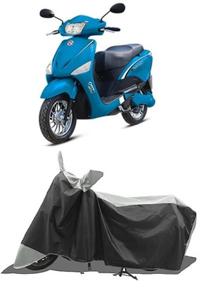 GROFATIK Two Wheeler Cover for Hero(Electric Optima BS6, Grey)
