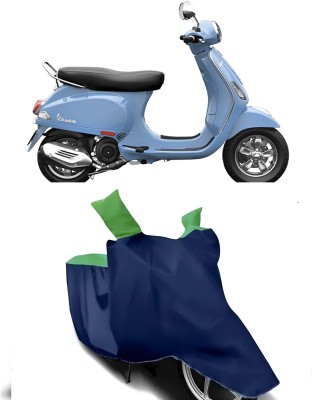 BbcMart Waterproof Two Wheeler Cover for Vespa(Vespa VXL 150, Green)