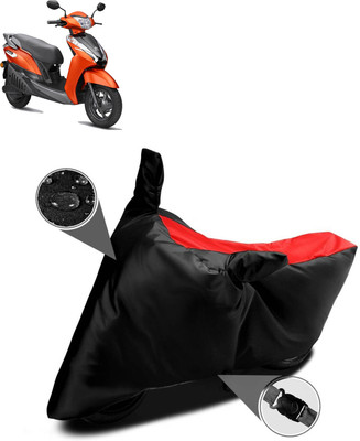 PAGORA Waterproof Two Wheeler Cover for Ampere(Red)