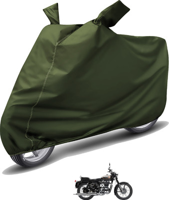 MOCKHE Waterproof Two Wheeler Cover for Royal Enfield(Standard 350, Green)