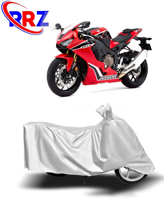 RRZ Waterproof Two Wheeler Cover for Honda(CBR 1000RR, White)